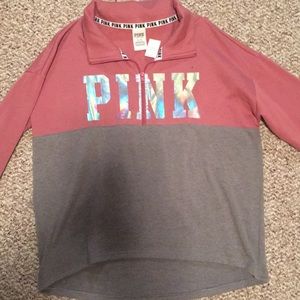 PINK quarter zip